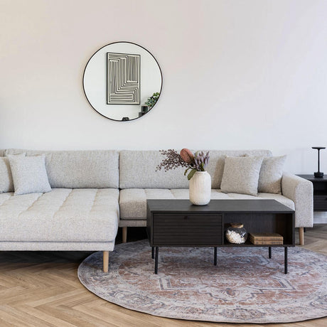 Kyoto Smoked Oak 1 Drawer Coffee Table-2