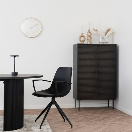 Kyoto Smoked Oak 2 Door Hall Cabinet-2