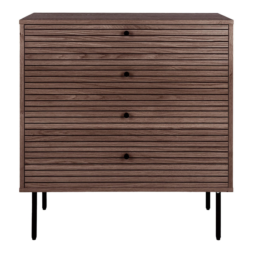 Kyoto Smoked Oak 4 Drawer Chest-2