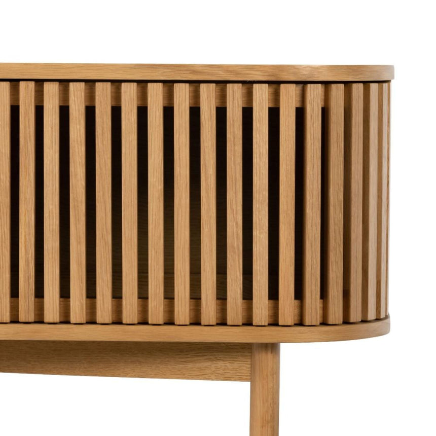 Soho Oak 180cm Slatted Large Storage TV Unit-5