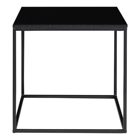Vita Black Melamine Square Side Table-2