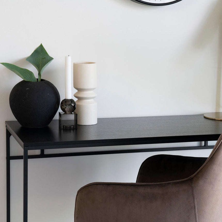 Vita Black Melamine Writing Desk-4