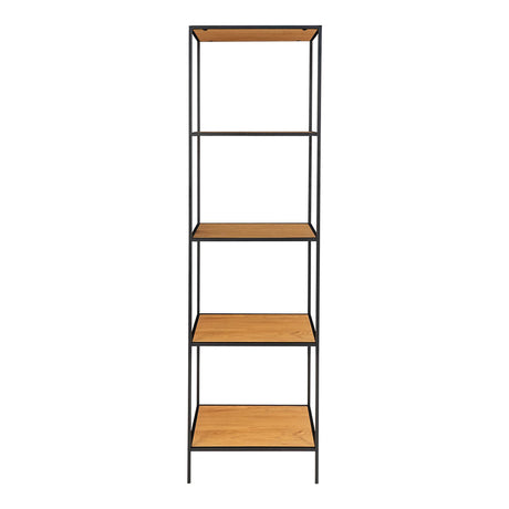 Vita Natural Wood Tall Open Shelving Unit-2