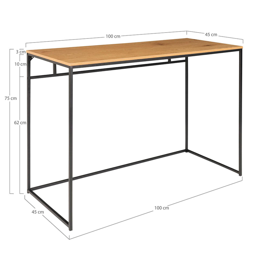 Vita Natural Wood Writing Desk-4