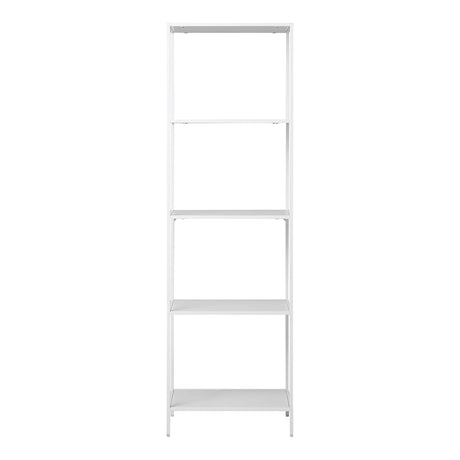 Vita White Melamine Tall Open Shelving Unit-2
