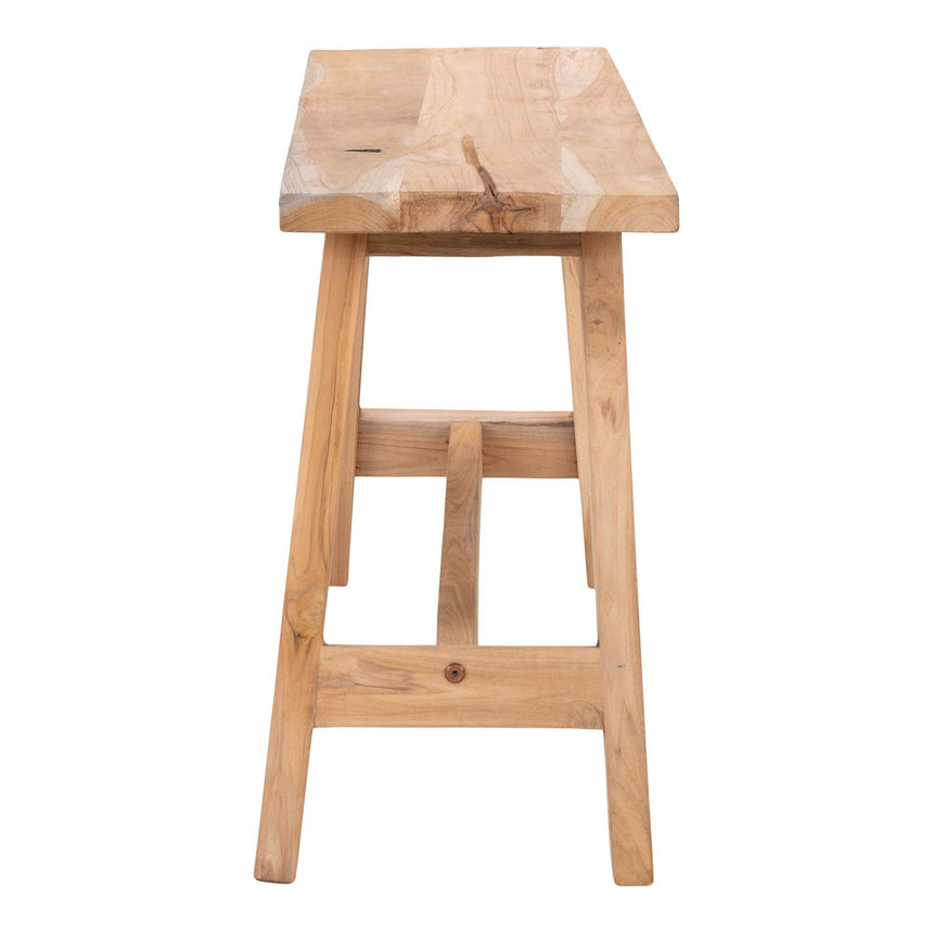 Barcelona Natural Teak Wood Large Bench-6