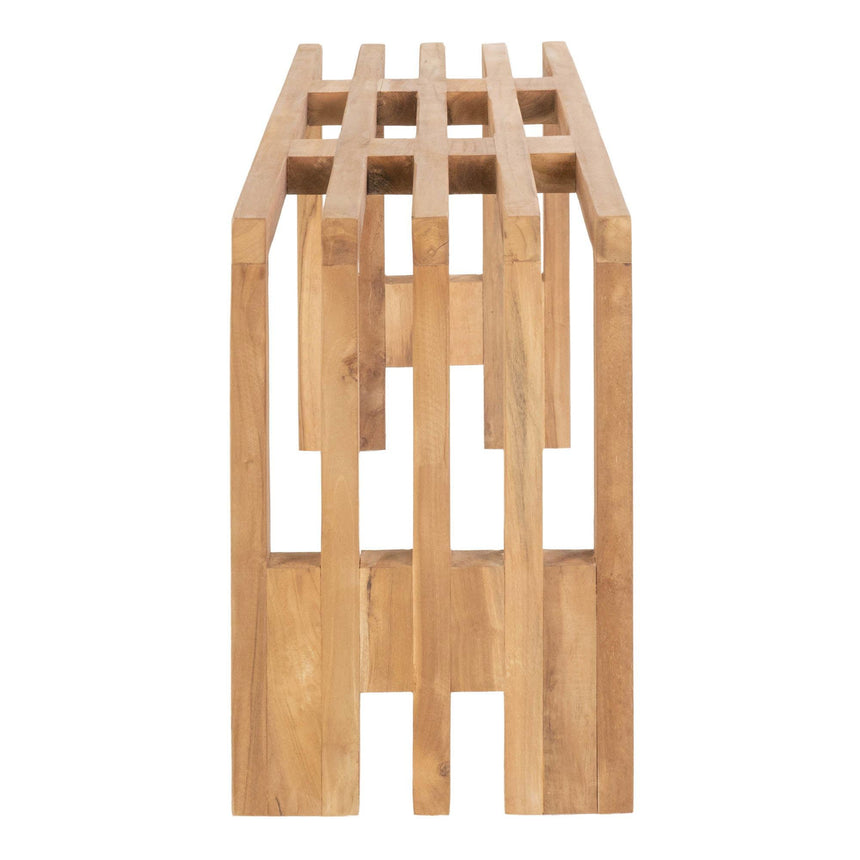 Benidorm Natural Teak Wood Garden Small Bench-6