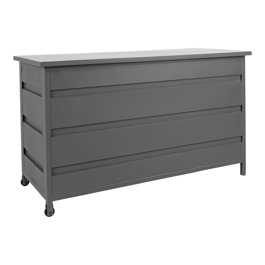 Cassis Grey Metal Small Cushion Box-2
