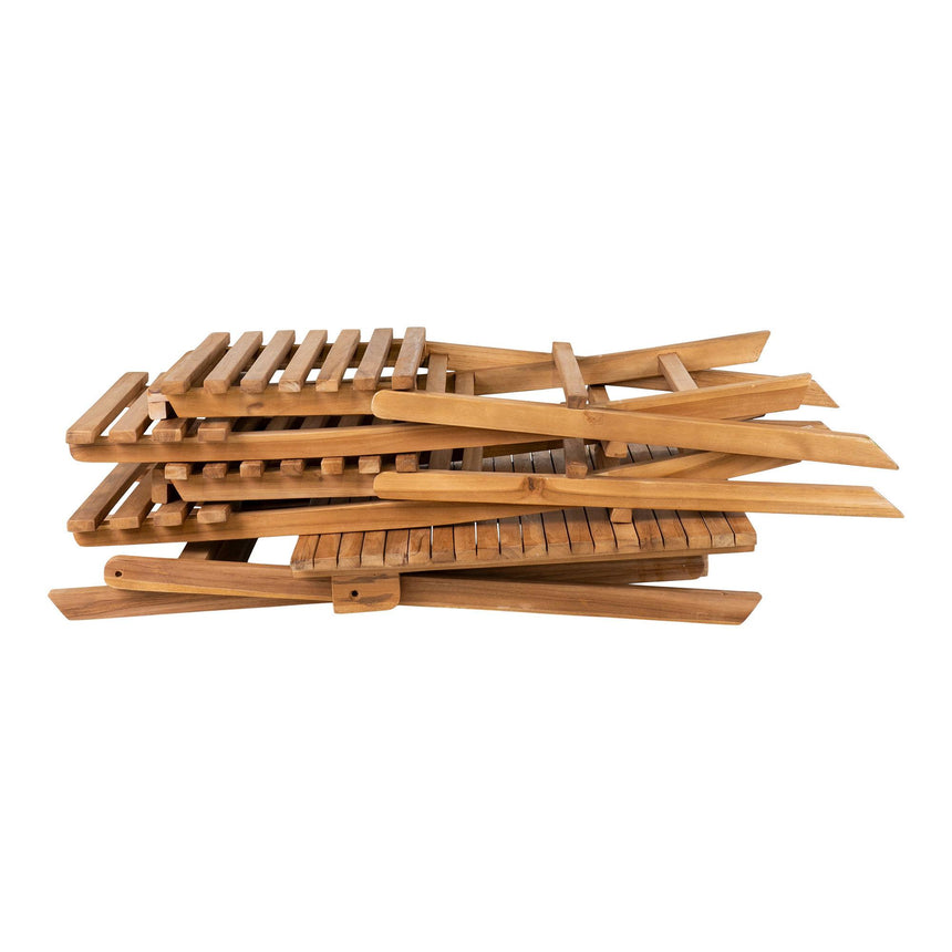 Cuenca Teak Wood 2 Seater Square Cafe Set-3