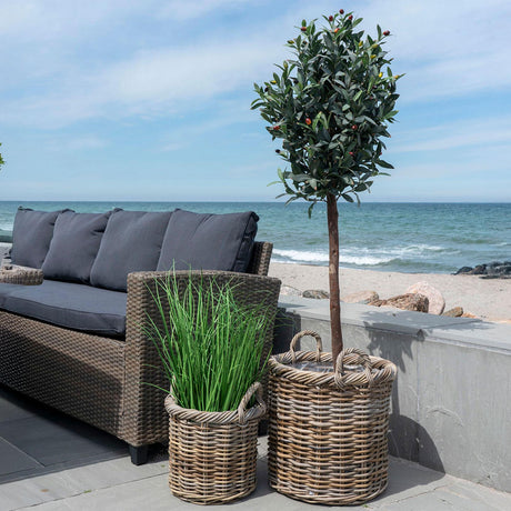 Gili Natural Baskets Kubu Rattan Set of 2 Baskets-2