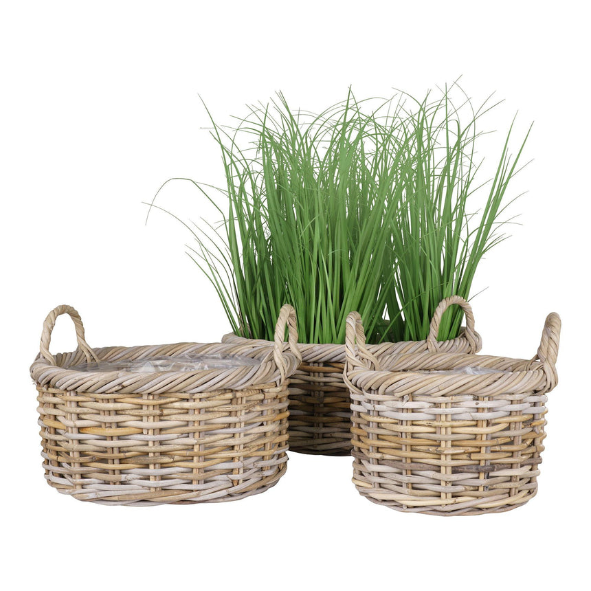 Kuta Kubu Rattan Set of 3 Baskets-4