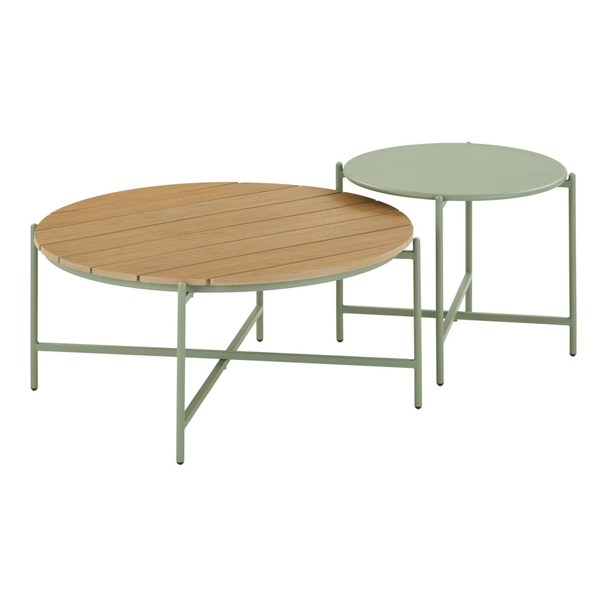 Novella Grey Fabric 4 Seater Round Garden Lounge Set-6