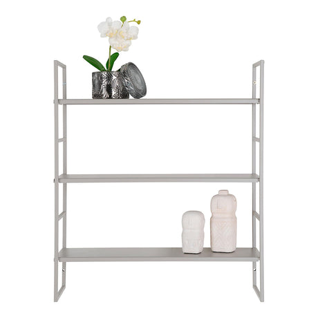 Beja Grey Metal Wall Shelf-2