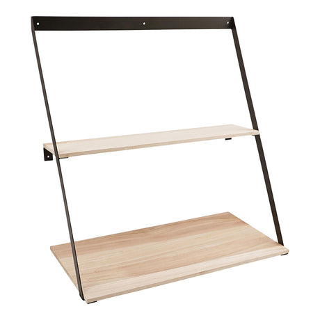 Bern Natural Pine Wood Wall Shelf-2