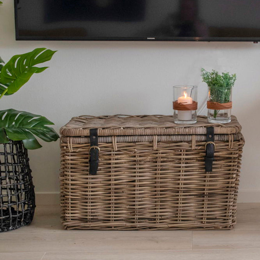 Depok Kubu Rattan Set of 3 Storage Trunk-6