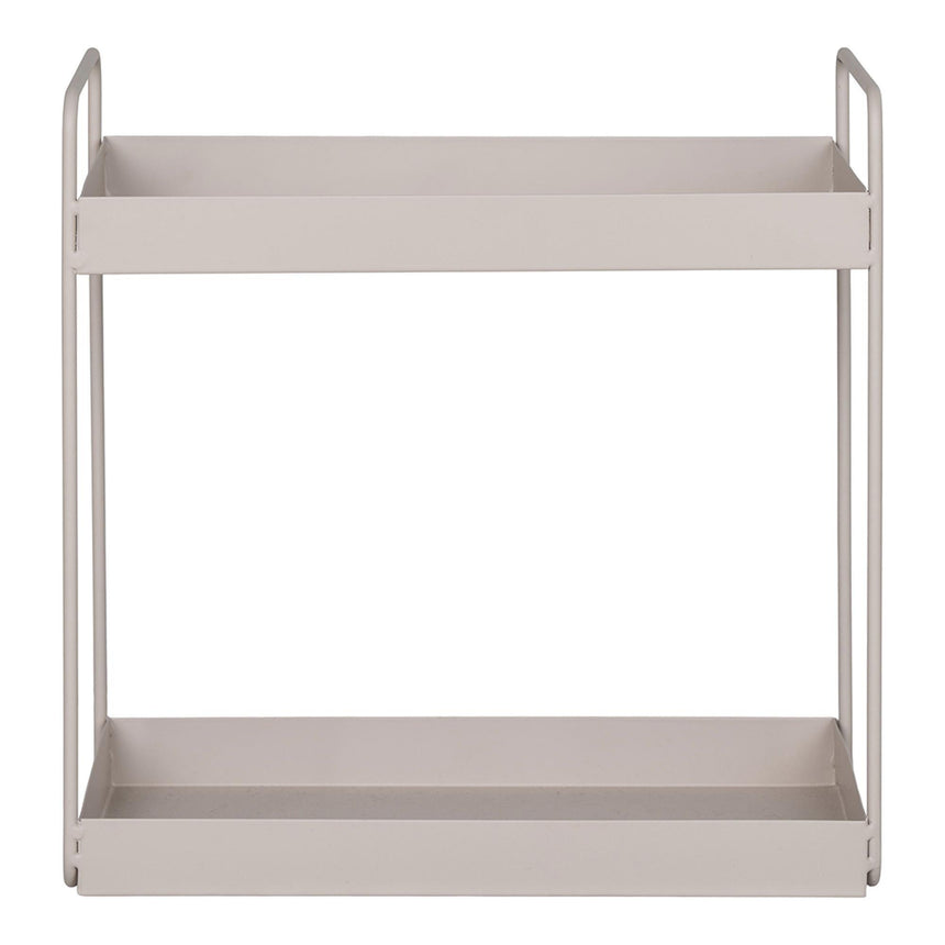 Rabo Cream Steel Standing Shelf-2