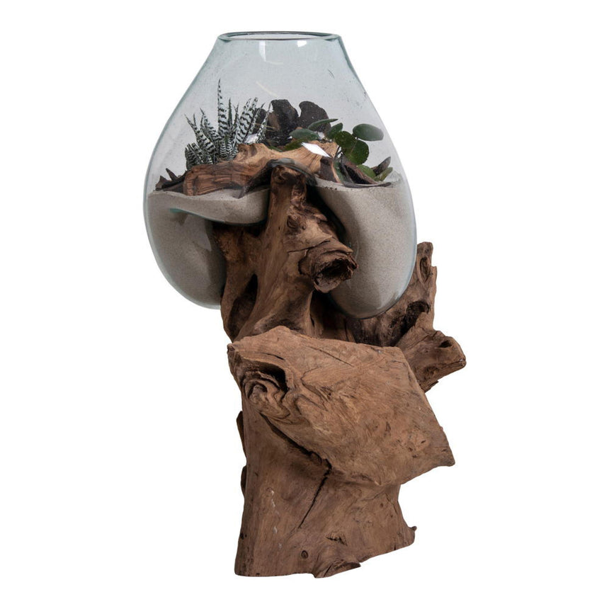 San Natural Teakwood San Marino Waterdrop - 36cm x 50cm-2