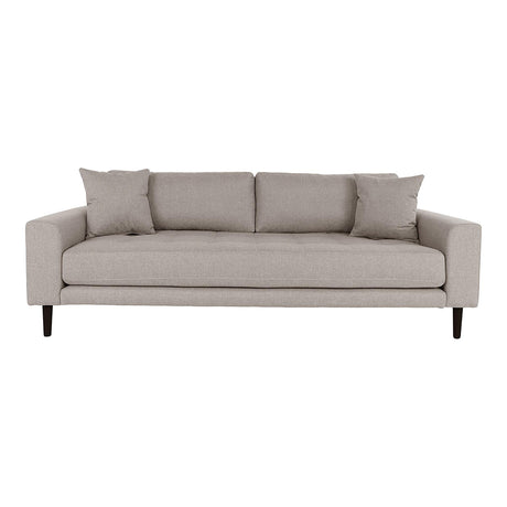 Lido Stone Fabric 3 Seater Sofa-2