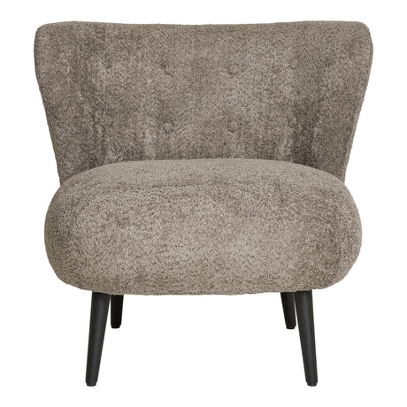 Covelo Brown Fabric Lounge Chair-2