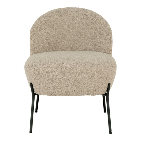 Merida Beige Fabric Lounge Chair-2