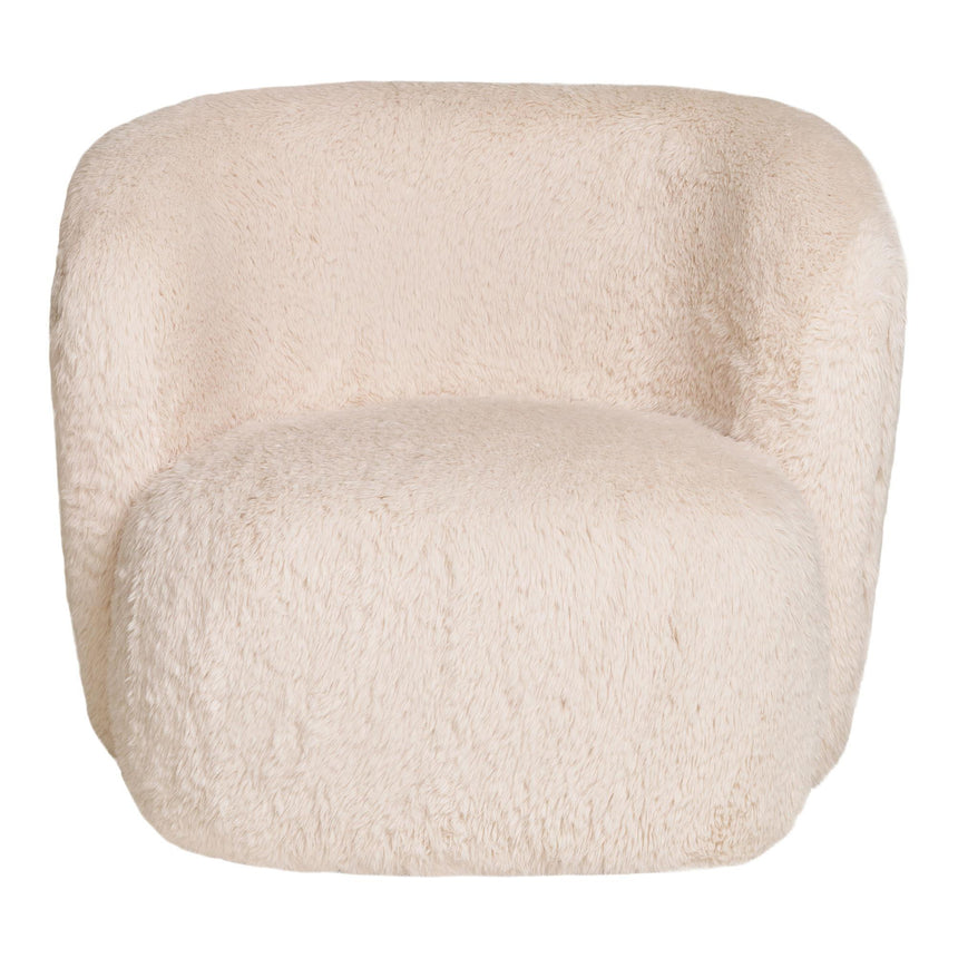 Setubal Off White Fabric Lounge Chair-2