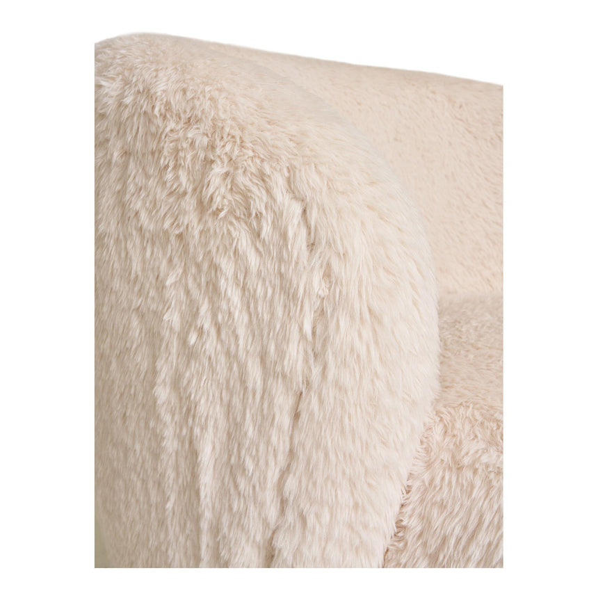 Setubal Off White Fabric Lounge Chair-5