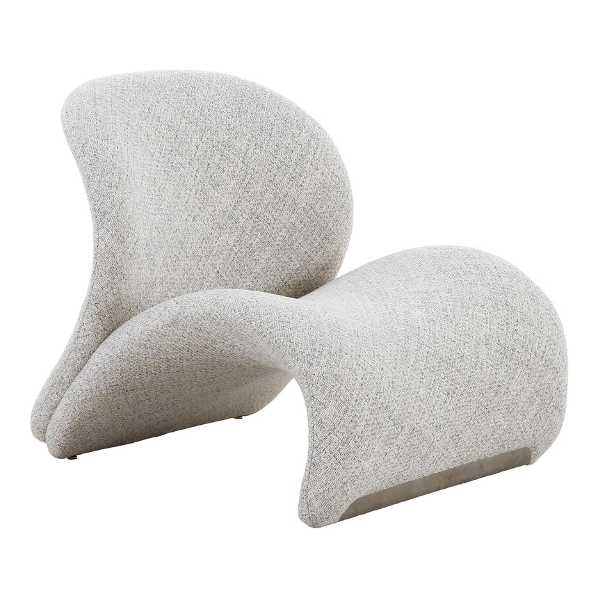 Sofia Grey Fabric Lounge Chair-5