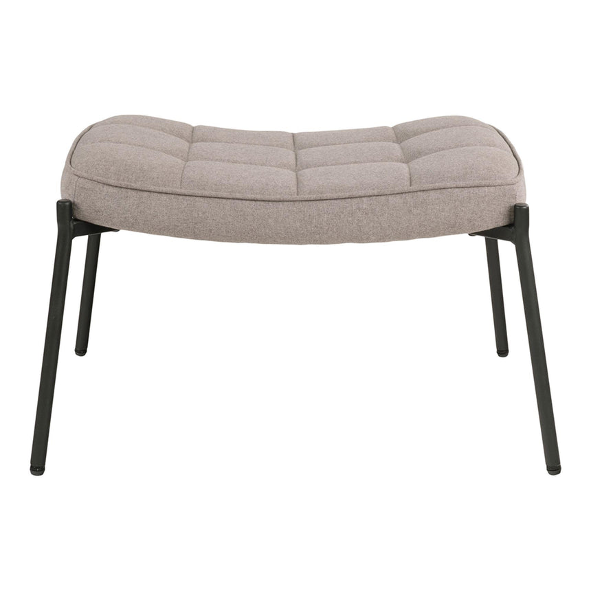 Glasgow Stone Fabric Footstool-2