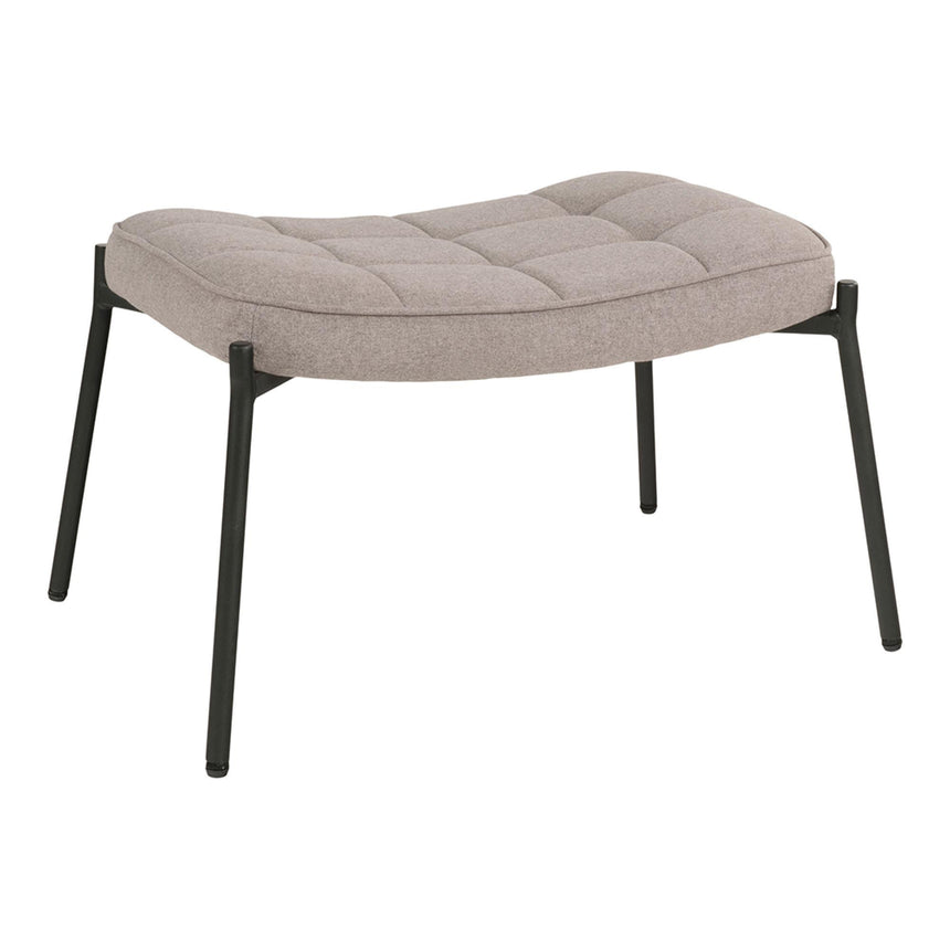Glasgow Stone Fabric Footstool-3