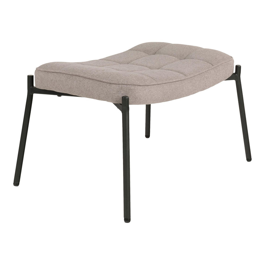 Glasgow Stone Fabric Footstool-4