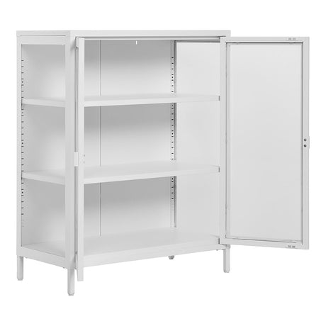 Nondalton White Display Cabinet-2