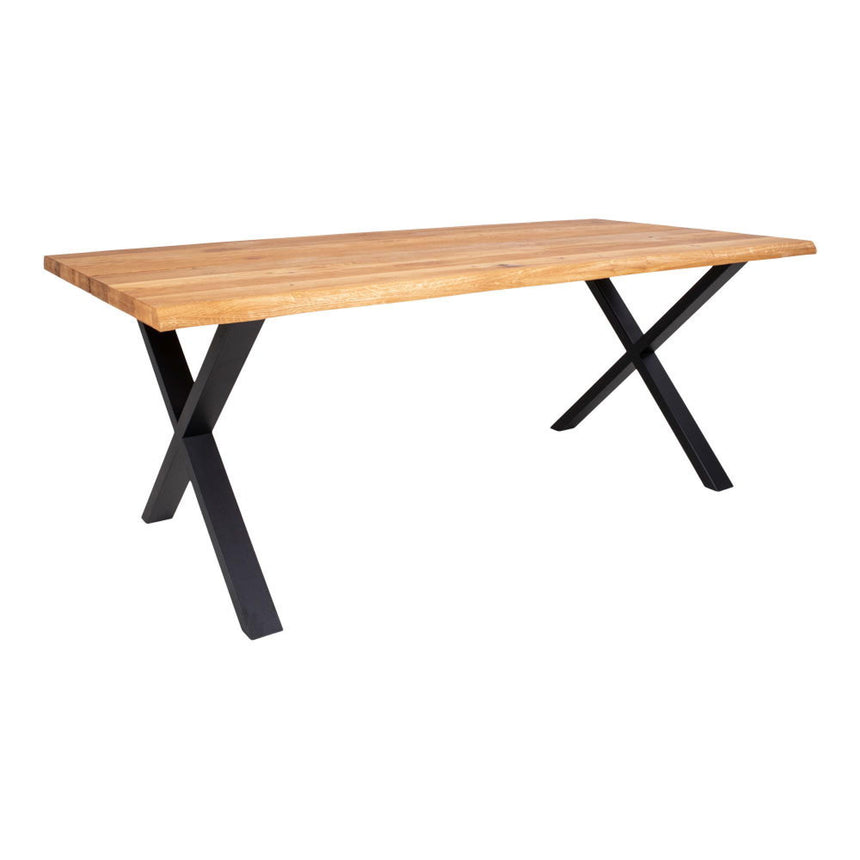 Toulon 200cm Natural Oak Dining Table-5