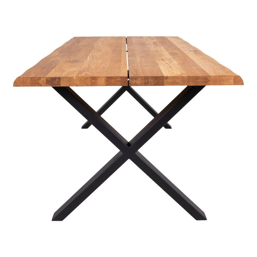 Toulon 200cm Natural Oak Dining Table-6