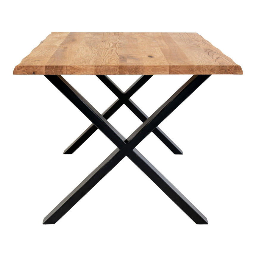 Toulon 300cm Natural Oak Dining Table-6