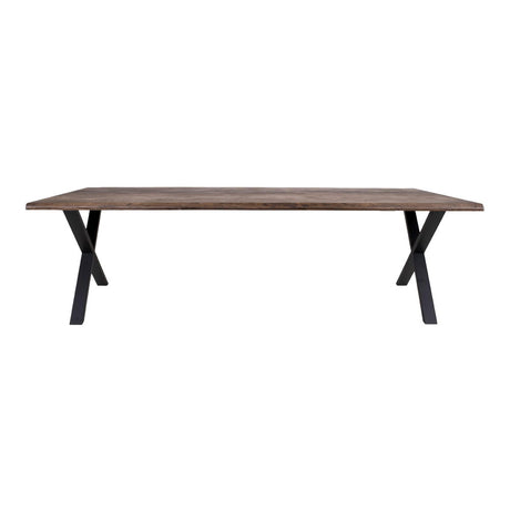 Toulon 300cm Smoked Oiled Oak Dining Table-2