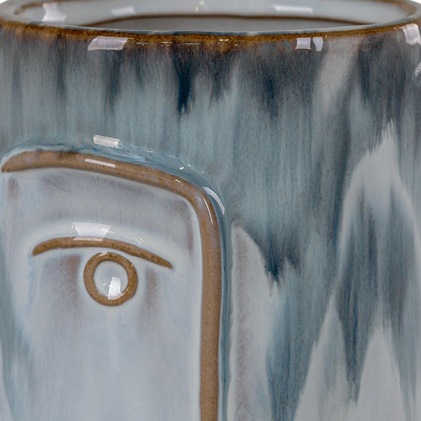 Blue Ceramic Vase-2