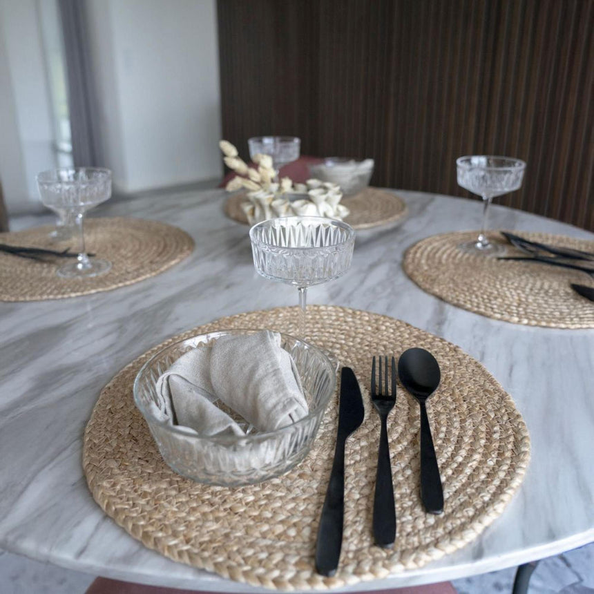 Bombay Natural Jute Braided Placemat Set of 4-3