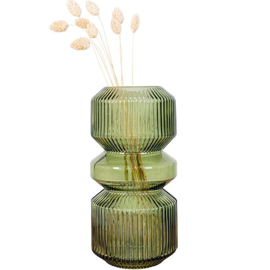 Green Glass Vase-2