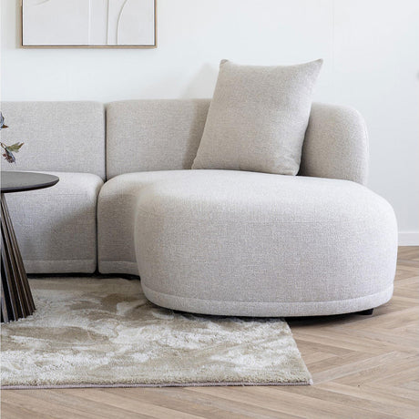 Kingston Natural Fabric Lounge Sofa - RHF-2