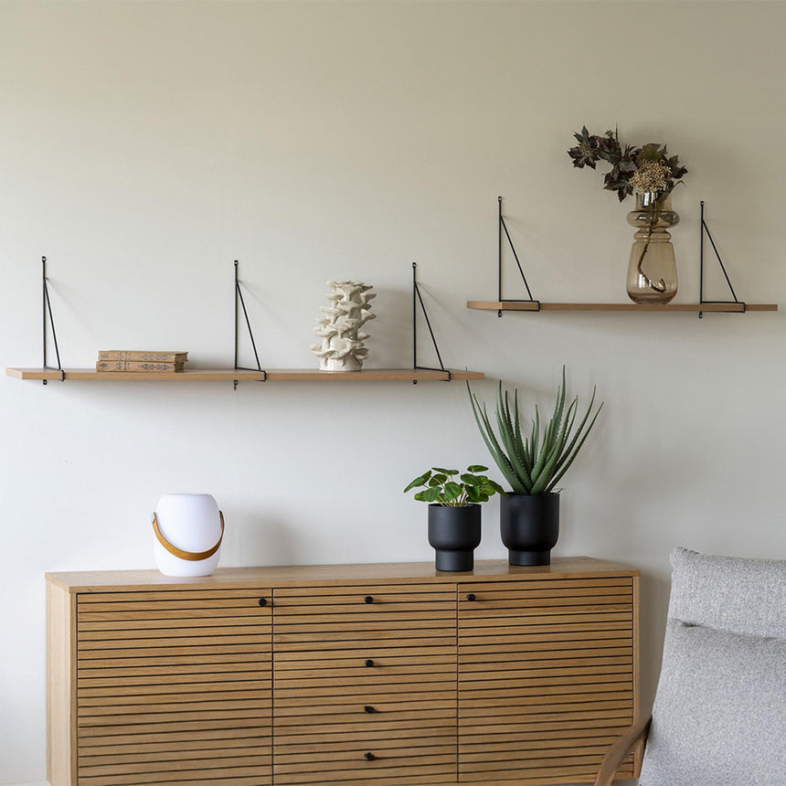 Chiba Natural Wooden Wall Shelf-3