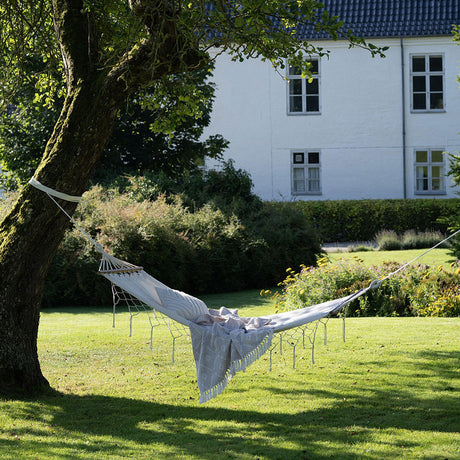 Edessa Off White Fabric Garden Hammock-2