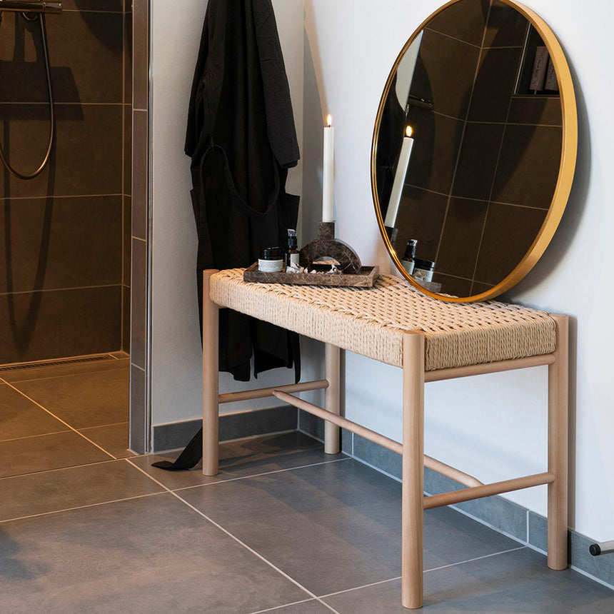 Abano Natural Beech Bench-6