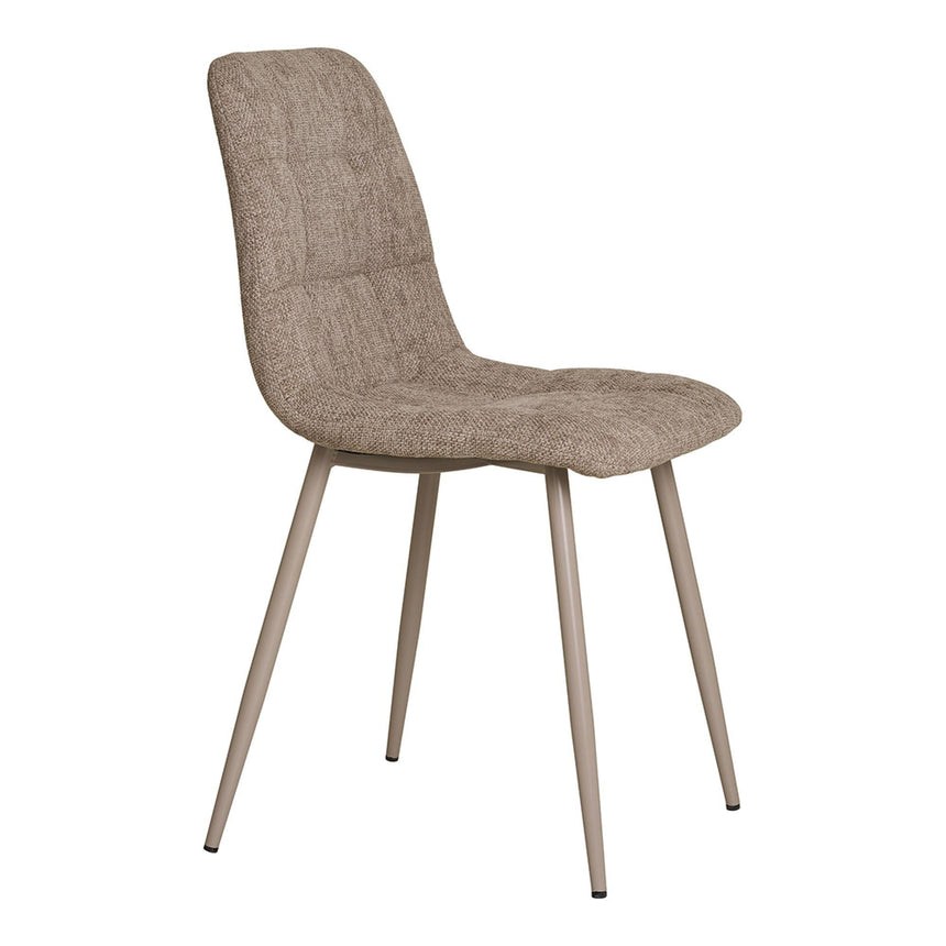 2 x Middelfart Grey Fabric Dining Chair-4