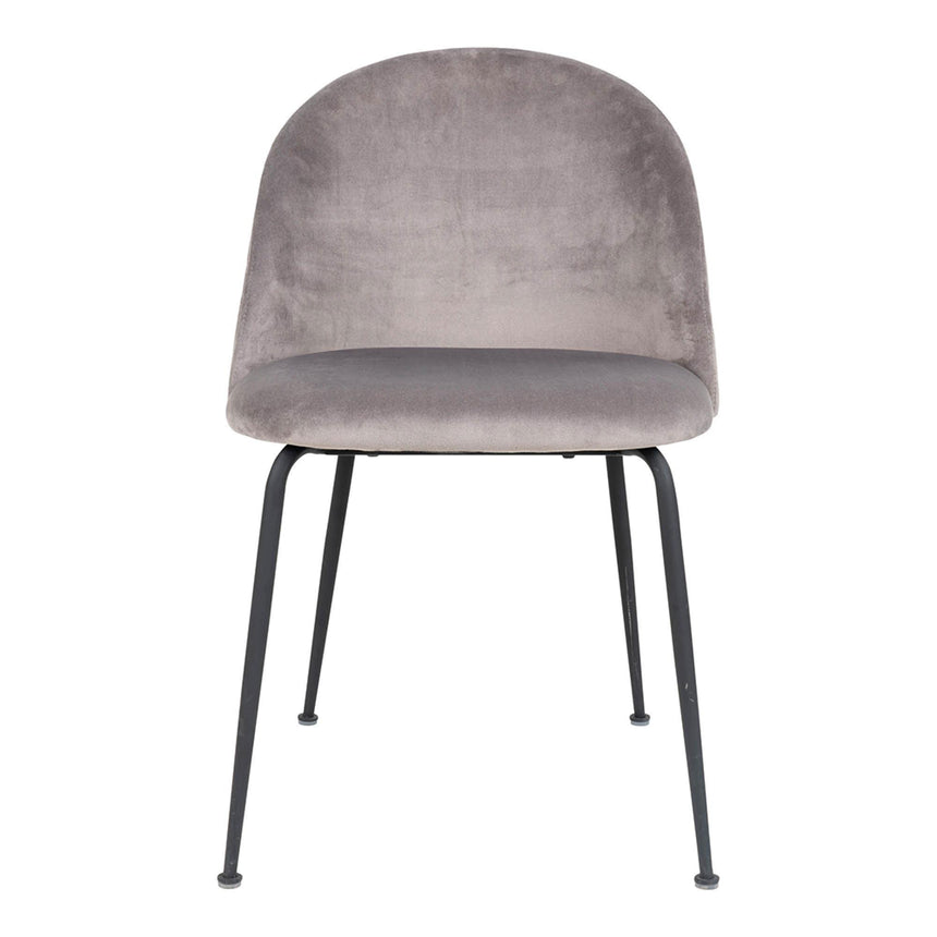 Geneve Black Velvet Fabric Swivel Office Chair-2