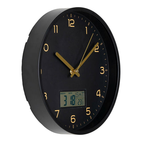 Amiens Black Round Wall Clock-2