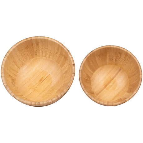 Chefalu Natural Bamboo Bowl - Set of 2-2