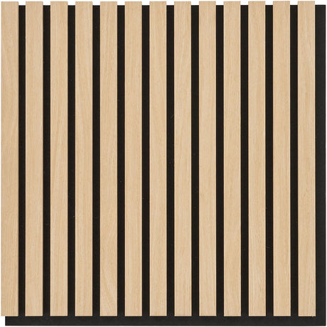 Acoustic Oak Veneer Effect Square Wall Panel-2