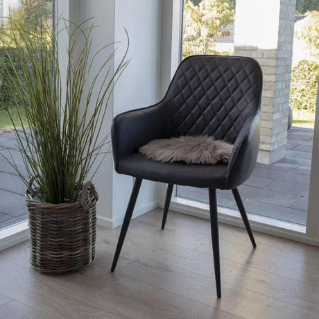 Artificial Mashroom Round Seat Lambskin-2