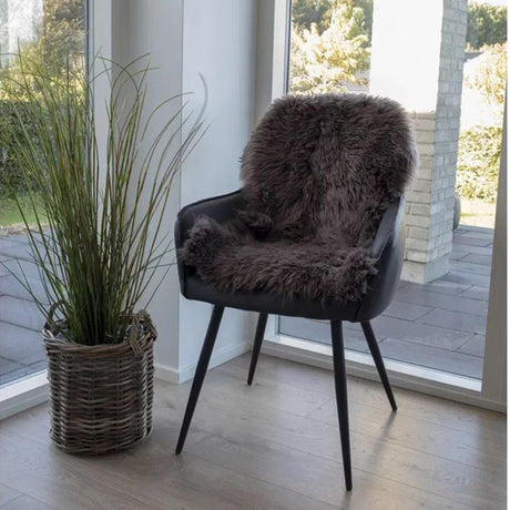 Brown Real Lammbskin-2