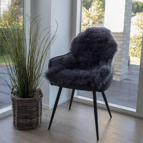 Grey Real lambskin-2